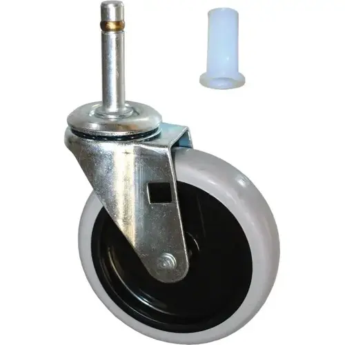 4 INCH SWIVEL STEM CASTER WITH INSERTS