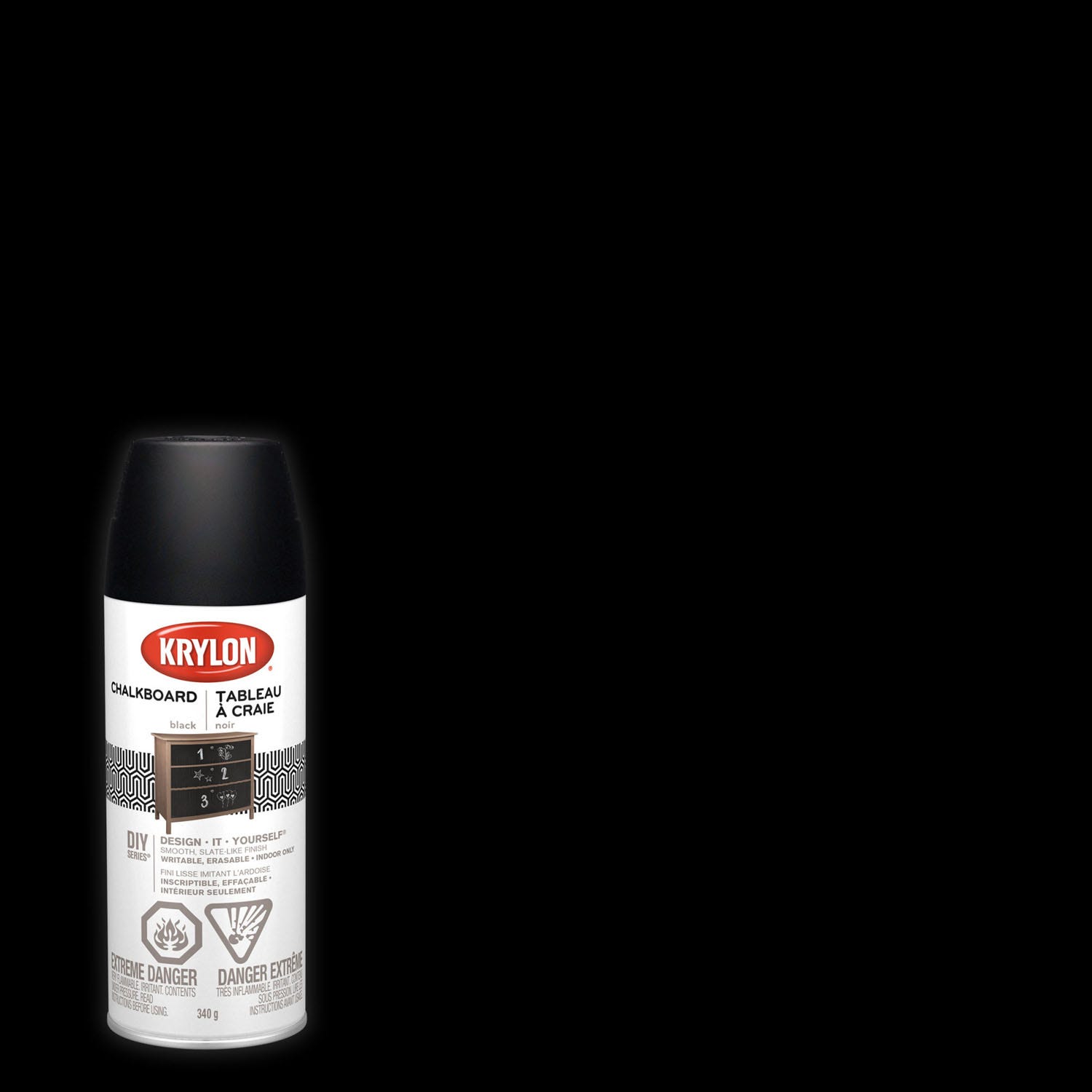 Krylon® Chalkboard Paint, Black, 340 g