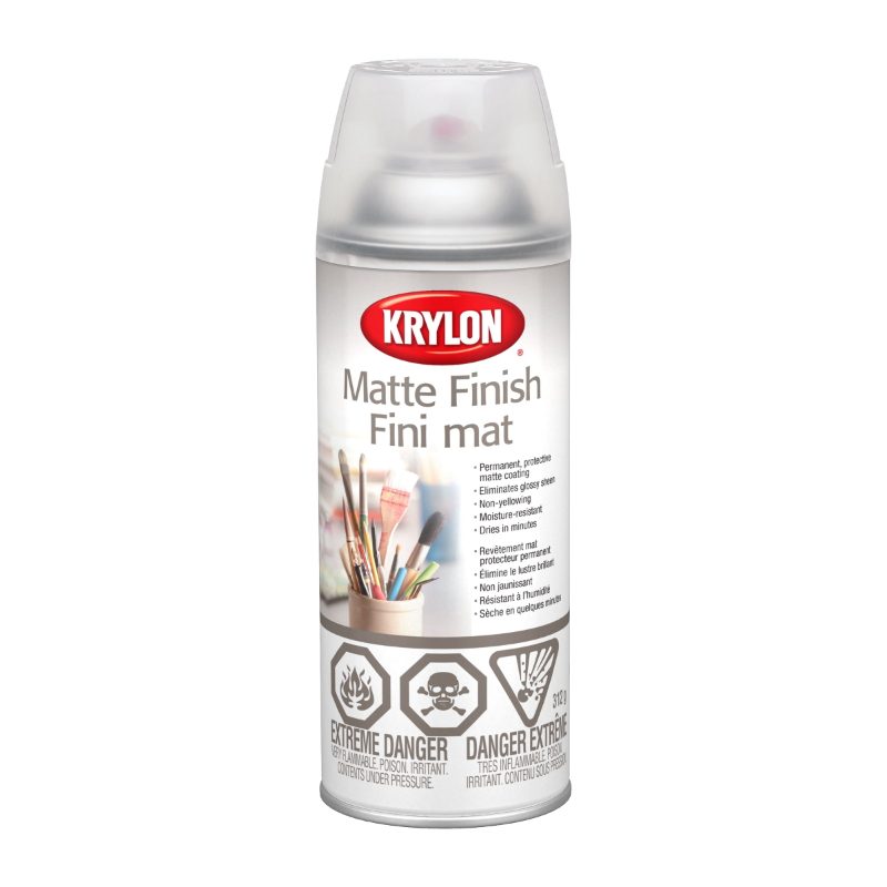 Krylon® Matte Finish Spray Coating, Clear, 312 g