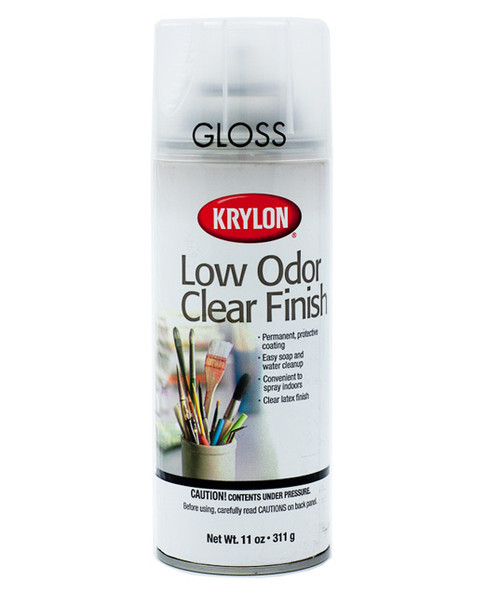 Krylon® Low Odor Clear Finish, Gloss, 312 g