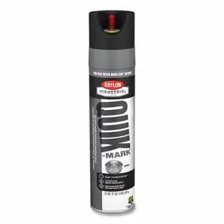 Krylon® Industrial Quik-Tap™ TallBoy™ Solvent-Based Marking Paint, Black, 22 oz