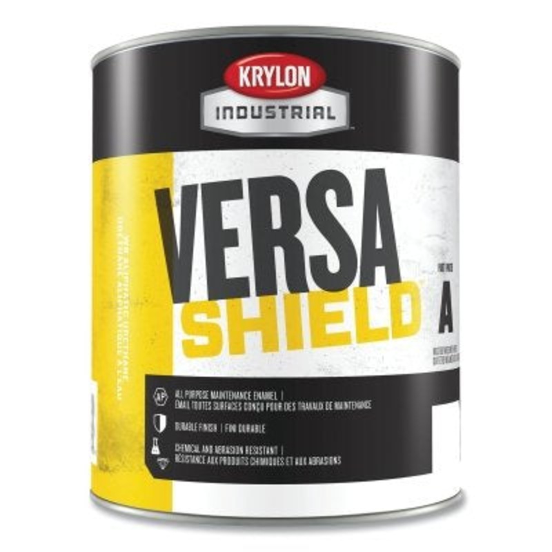 Krylon® Industrial VersaShield™ 2K Waterborne Polyurethane, Gloss, Clear, Part A, 1 Gallon