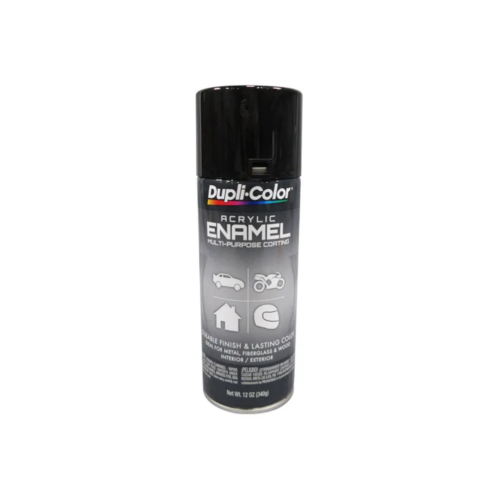 Dupli-Color Acrylic Enamel, Gloss, Black, 340 g