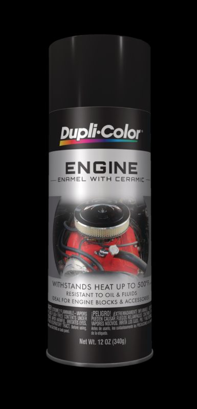 Dupli-Color Acrylic Enamel, Flat, Black, 340 g