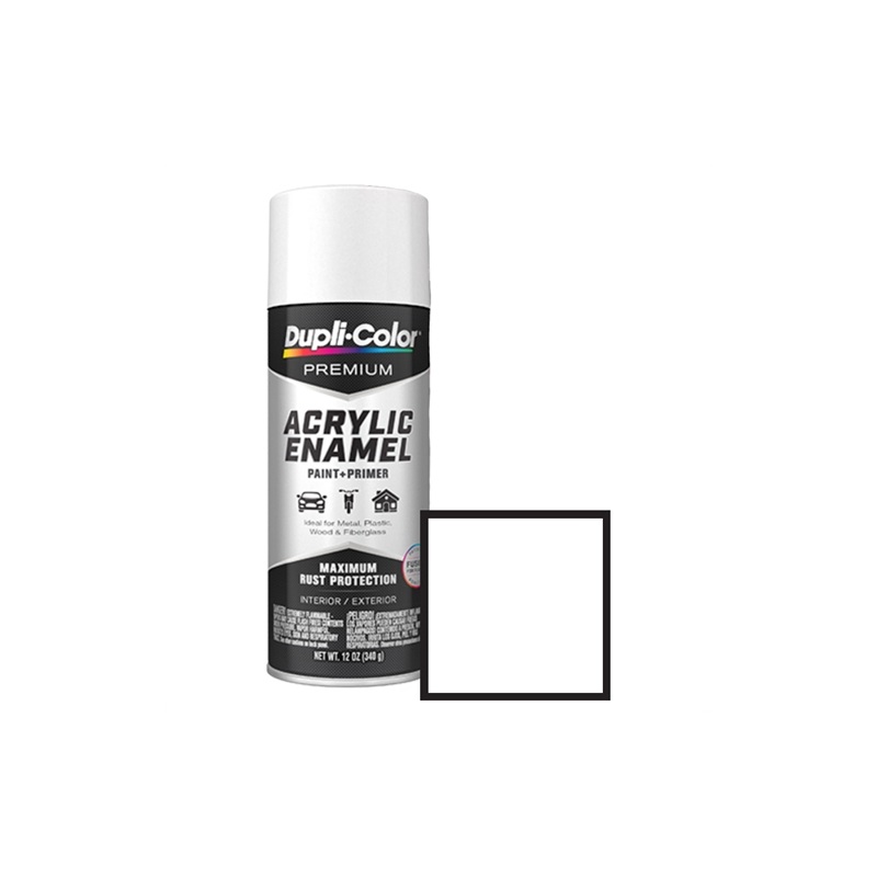 Dupli-Color Acrylic Enamel, Gloss, White, 340 g