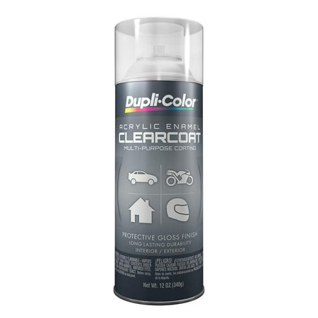 Dupli-Color® General Purpose Acrylic Enamel, Matte, Crystal Clear, 340 g