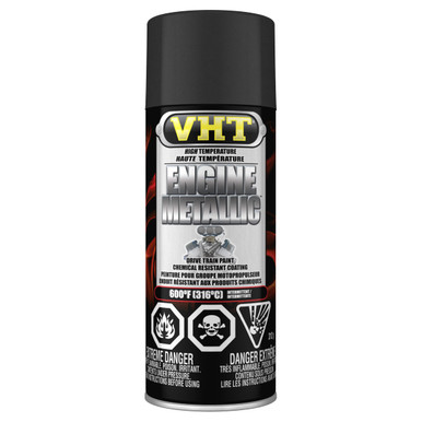 VHT Engine Metallic™ Paint, Flat, Black Pearl, 312 g