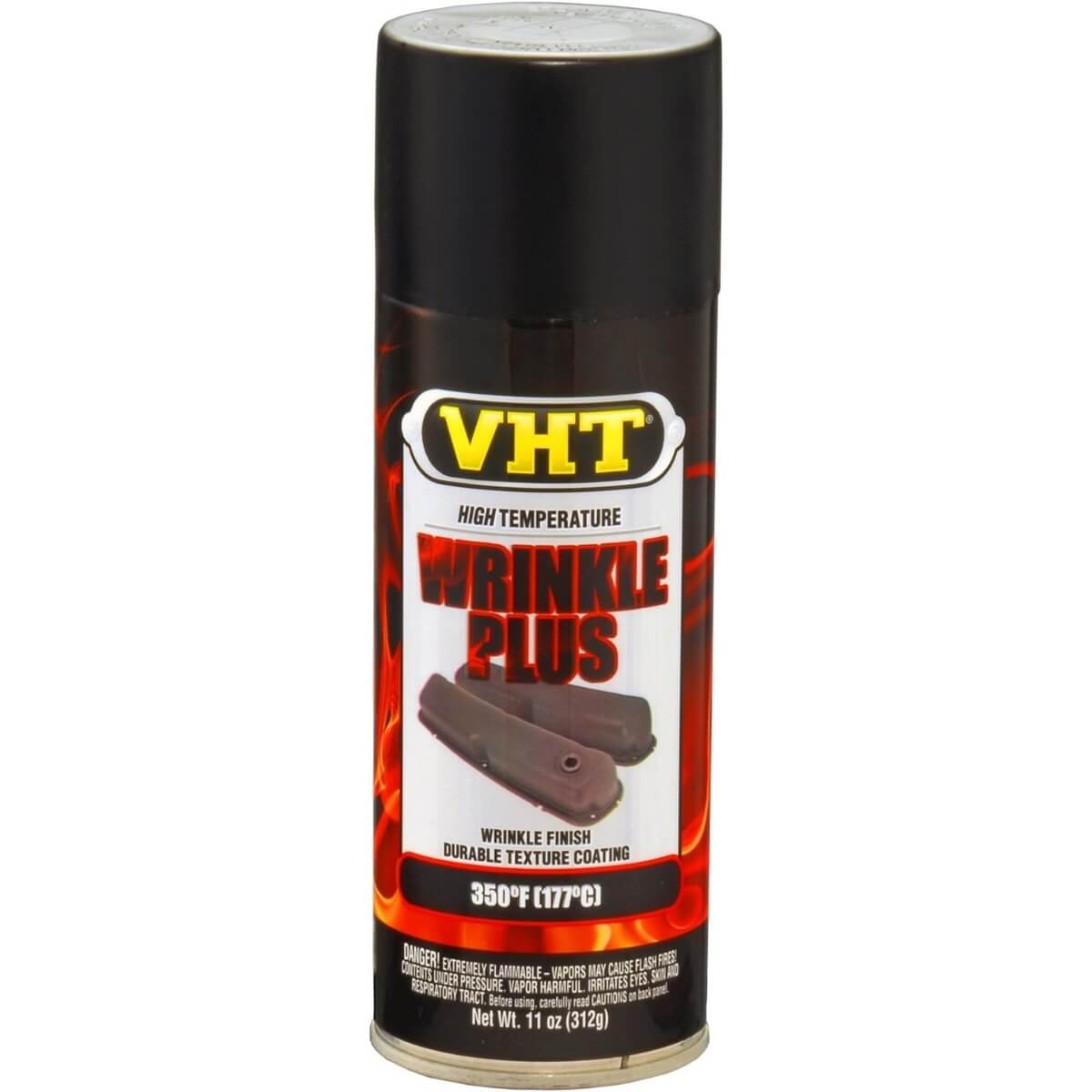 VHT Wrinkle Plus, Flat, Black, 312 g