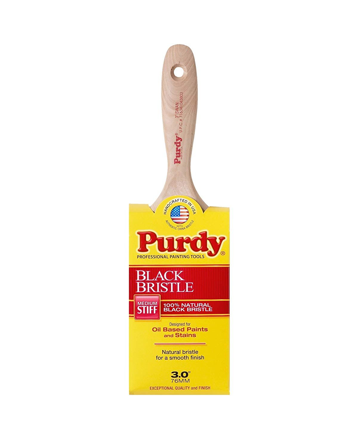 Purdy® Black Bristle Swan™, 3 in., 1 each