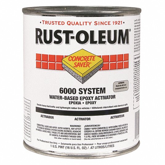 INDUSTRIAL FLOORING, Concrete Saver 6000 System Activator, Water-Based Epoxy