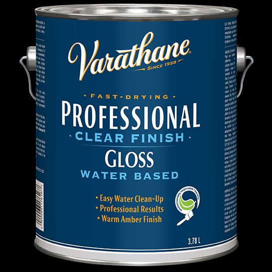 Varathane Professional Water Based Clear Finish-CLEAR GLOSS