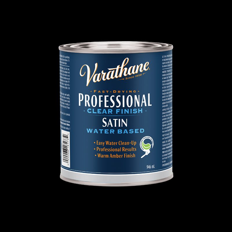 Varathane Professional Water Based Clear Finish-CLEAR SATIN