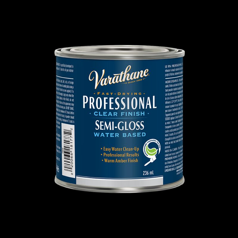 Varathane Professional Water Based Clear Finish-CLEAR SEMI GLOSS