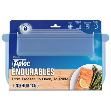 Ziploc Endurables Silicone Pouches, Large (1892ml)