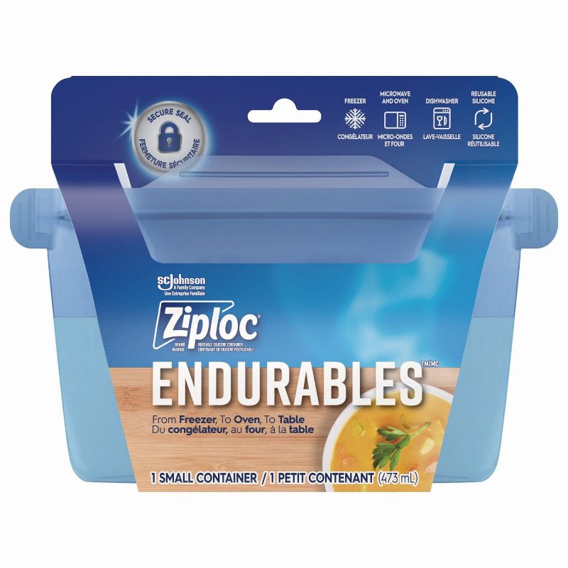 Ziploc Endurables Silicone Containers, Small (473ml)