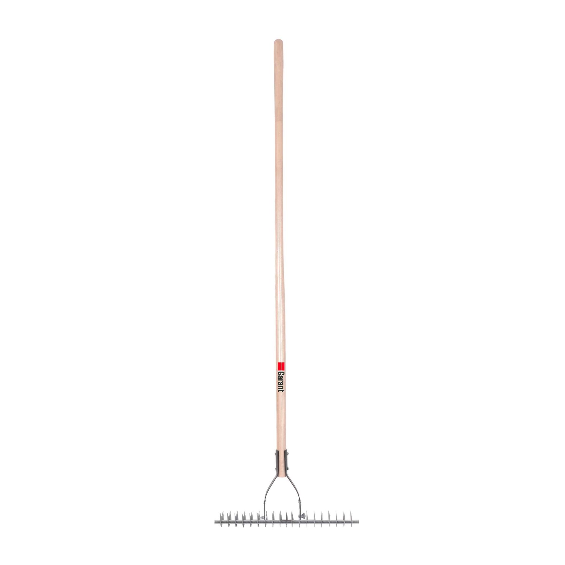 Thatching rake, wood handle
