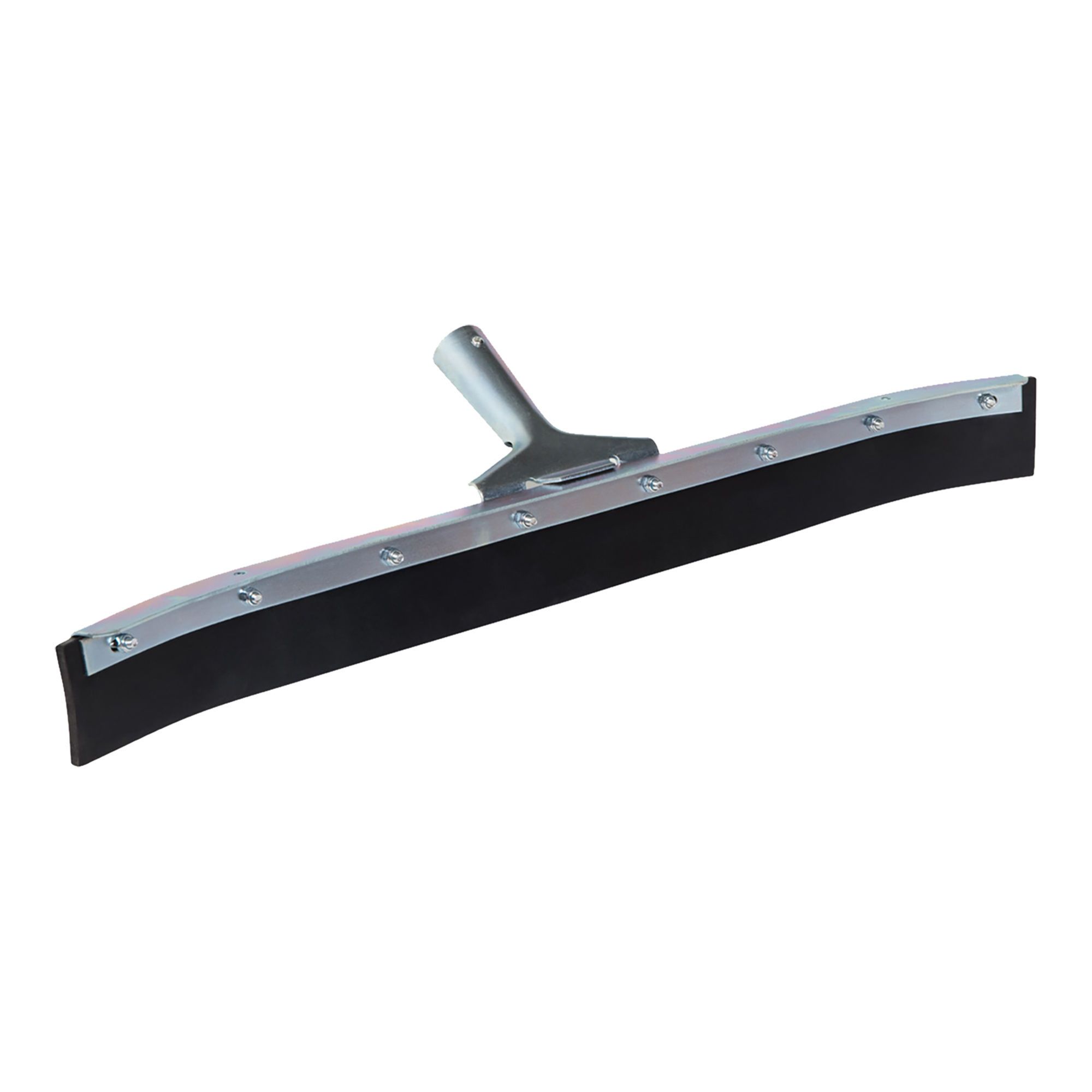 Floor squeegee, curved rubber head 24"