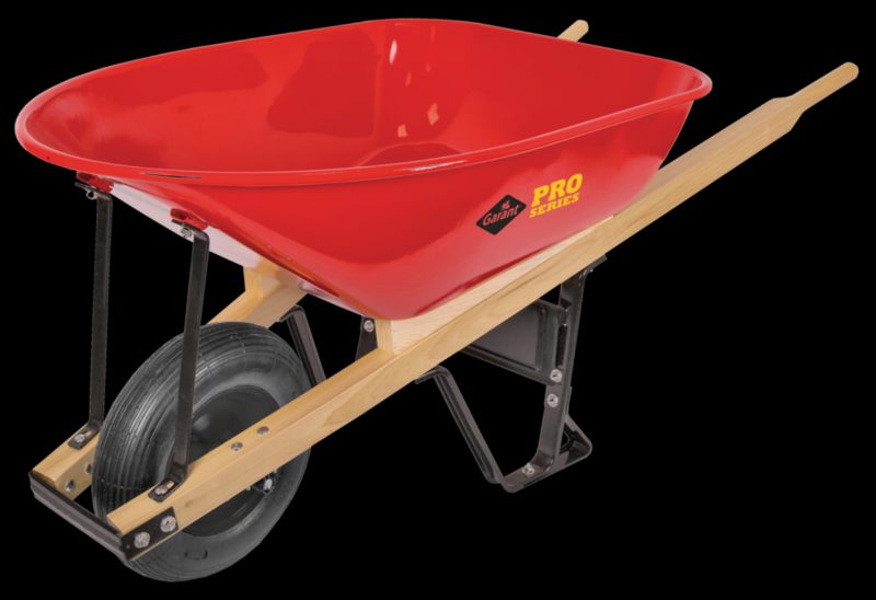 Garant Tray for 6 cu. ft., steel wheelbarrow TIFS600, RAL3002 red, Garant Pro
