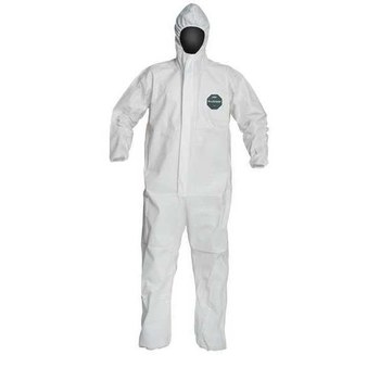 DUPONT TYVEK 400 SFR COVERALL COLLAR WHITE SI