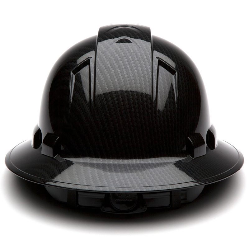 Ridgeline Full Brim 4 Pt Ratchet Suspension Shiny Black Graphite Pattern