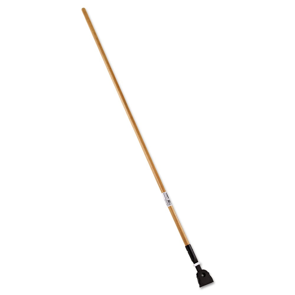Rubbermaid Commercial Products 60" Snap-On Wood Dust Mop Handle, Natural