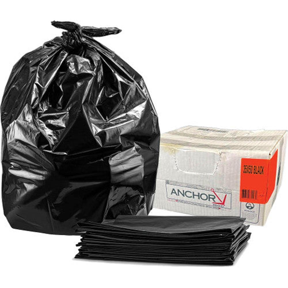 ANCHOR GARBAGE BAGS BLACK 35X50 3 MIL 75 BAG