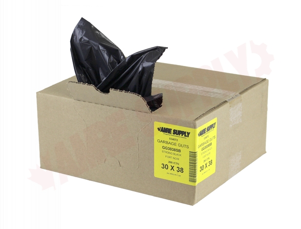 ANCHOR GARBAGE BAGS BLACK 30 X 38 STRONG CAS