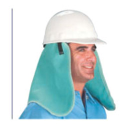 Spark Deflectors, Throat Guard: 9 oz. Green FR Cotton