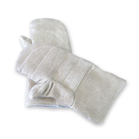 14" Quilted High Heat Mittens: 35 oz. Zetex® Plus