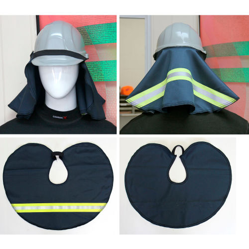 Spark Deflectors, Hard Cap Shroud: 9 oz. Green FR Cotton