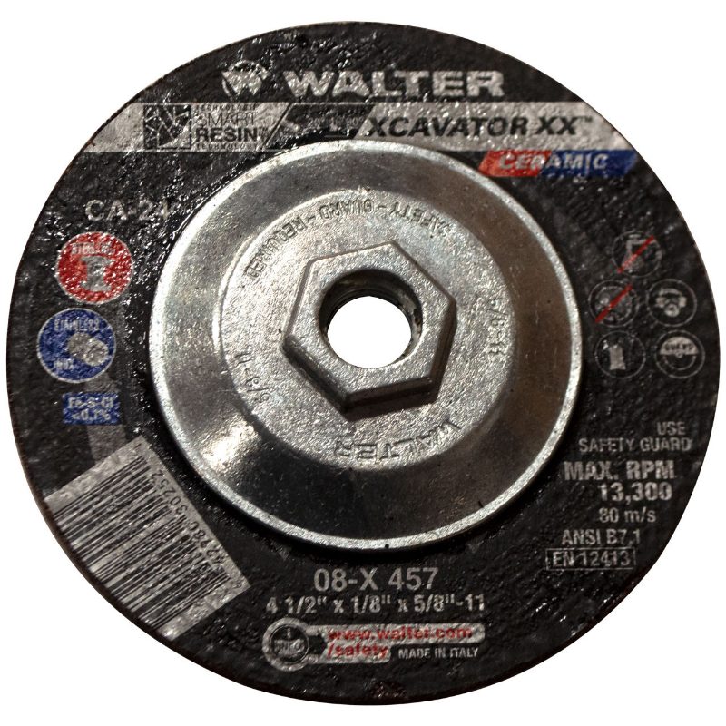 XCAVATOR XX, 4-1/2’’X1/8"X 5/8’’-11, T27