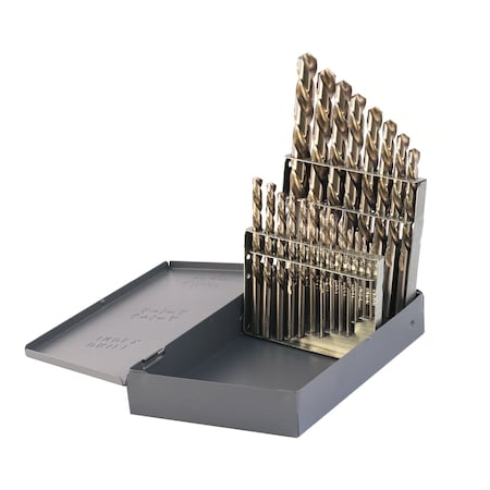 21PC NITRO+ DRILL SET 1/16-3/8 BY 64TH