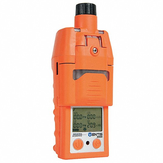 Ventis MX4, LEL (CH4), Li-ion Ext Range, Desktop Charger/Datalink, Pump, Orange, UL/CSA, English