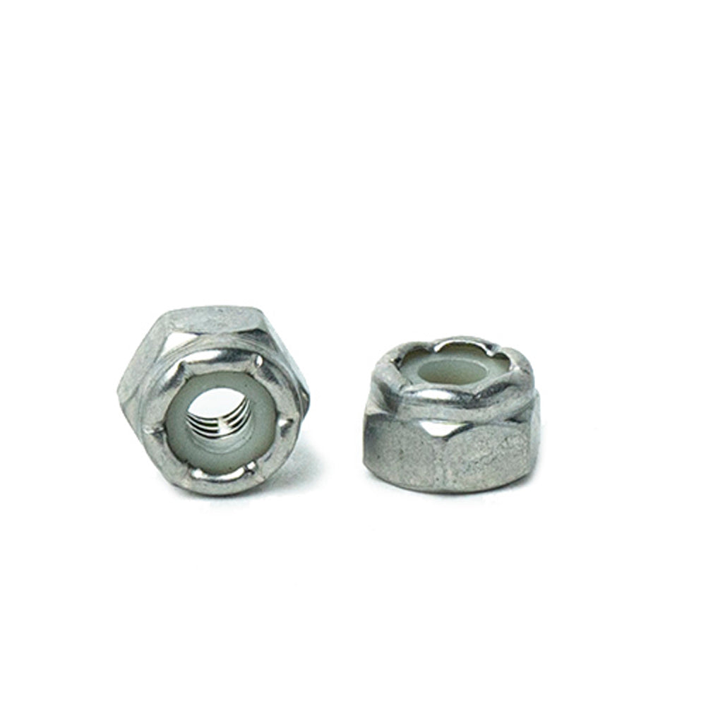 Bernard NUT, ELASTIC STOP, #8-32 STEEL, ZINC PLATED