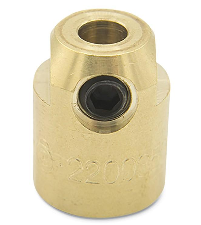 Bernard PWR PIN CAP, SETSCREW, TWECO 4, WHITE, LAD3A-XX