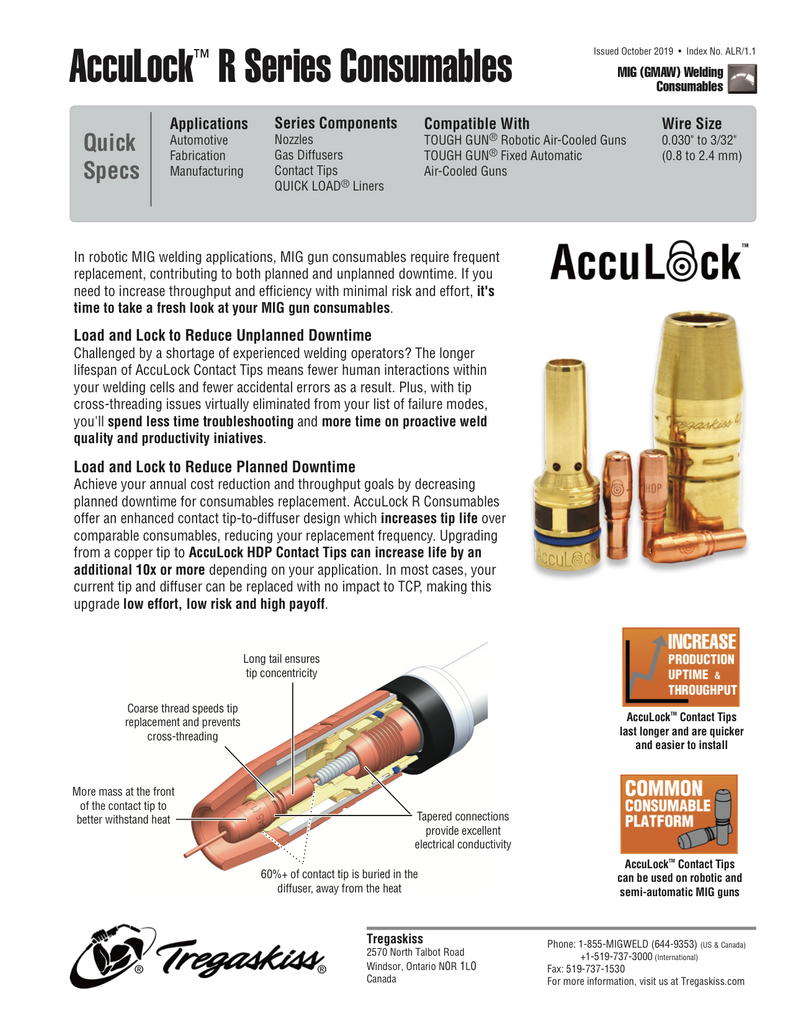 Bernard ACCULOCK DIFF, CONV, SLIP-ON