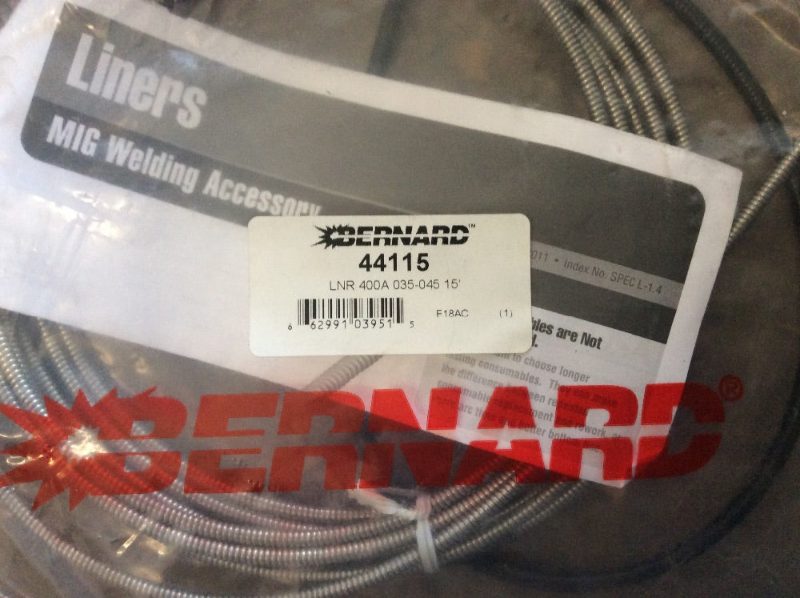 Bernard LINER ASSEMBLY .035-.045" BAGGED