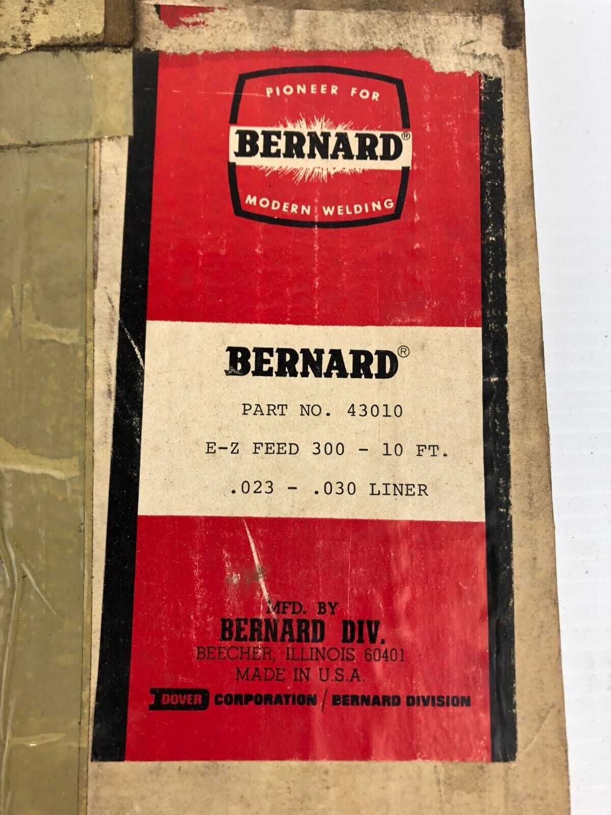 Bernard LINER ASSY,.023-.03