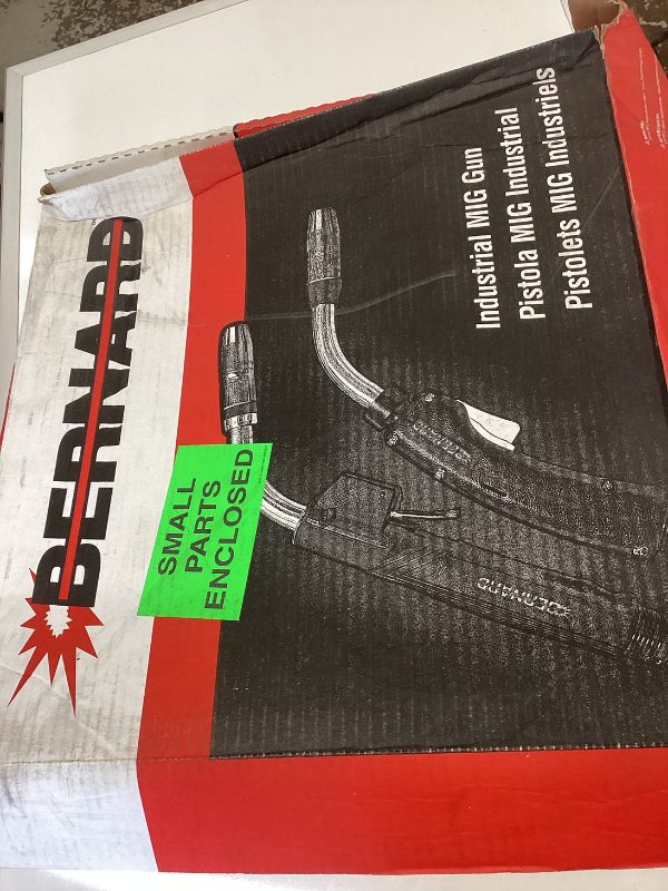 Bernard 400A,BTB MIG Gun,15'(4.57m),.045"(1.2mm),Euro,Conv