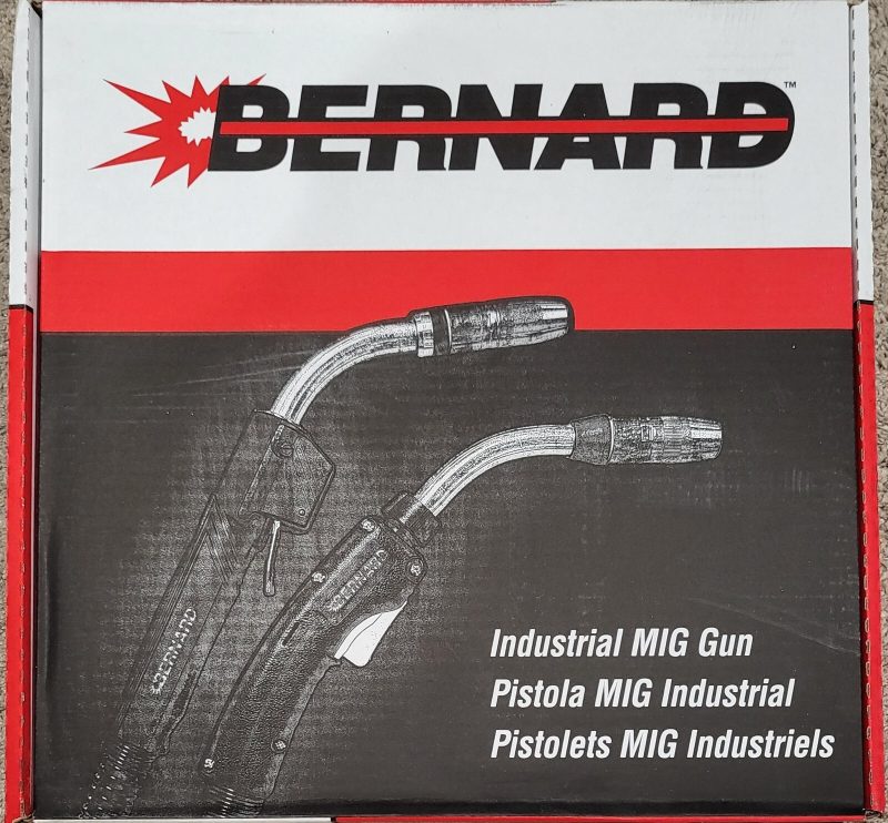 Bernard 400A,BTB MIG Gun,25'(7.63m),.045"(1.2mm),Tweco® 4,ACLK