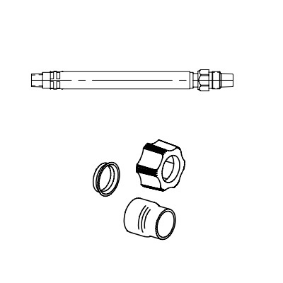 Bernard Q TUBE, 180 DEG, 7" LG