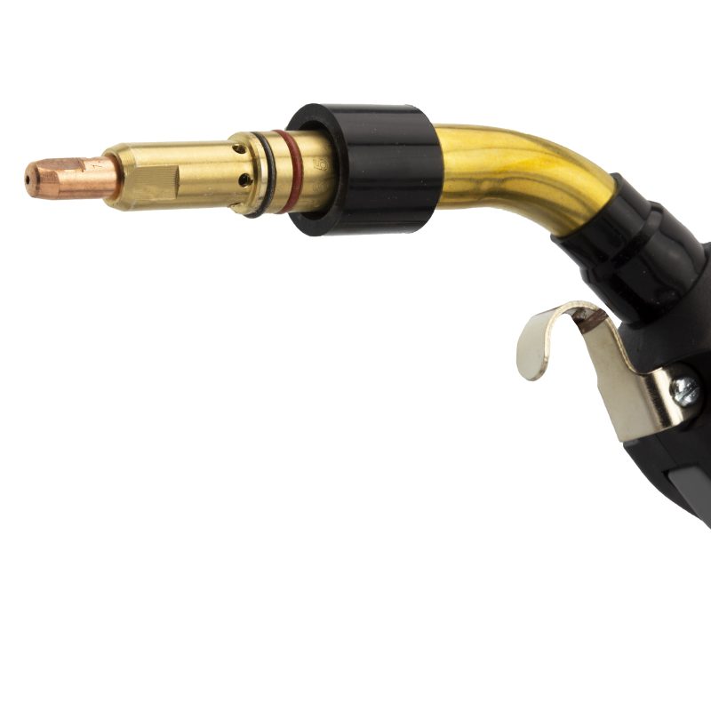 Bernard W-Gun W/C Mig Gun, 12ft, Standard Trigger 45 Deg Short Neck, Elip 7400 .045in (1.2mm) – Steel Miller
