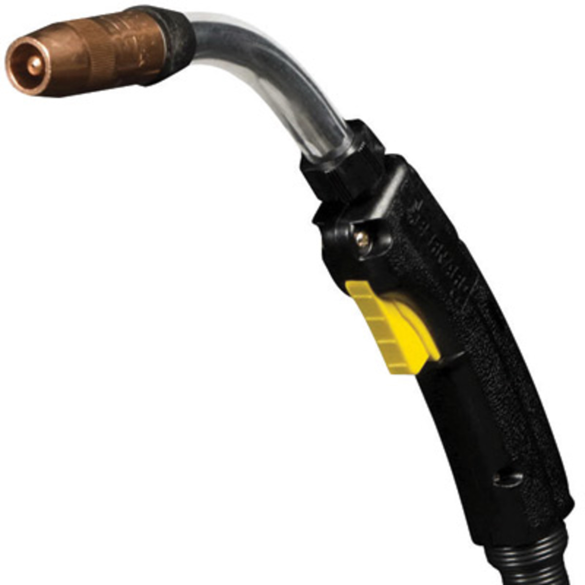 Bernard W-Gun W/C Mig Gun, 15ft, Locking Trigger 45 Deg Medium Neck, Centerfire .045in (1.2mm) – Steel Miller