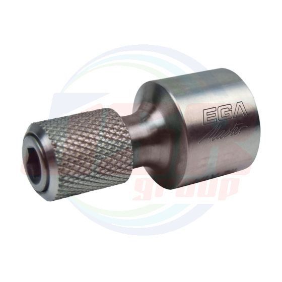 EGA Master 1/2" SOCKET WRENCH ADAPTER FOR 1/4" BITS PULL TYPE TITANIUM