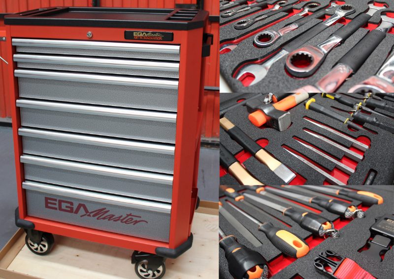 EGA Master SERVICE TOOL TROLLEY (2 DRAWERS)