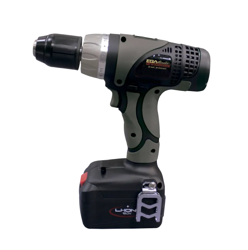 EGA Master CORDLESS DRILL/DRIVER 18 V 13 MM CHUCK BRUSHLESS (SET WITH 2 BATTERIES)