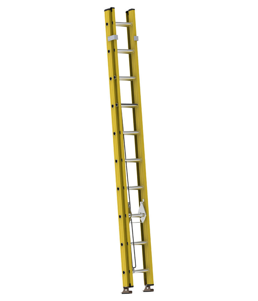 EGA Master FIBERGLASS SAFETY LADDER 2 X 10 RUNGS (ROPE-OPERATED)