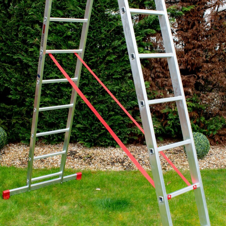 EGA Master ALUMINIUM 2 SECTION COMBINATION LADDER 2 X 10 RUNGS