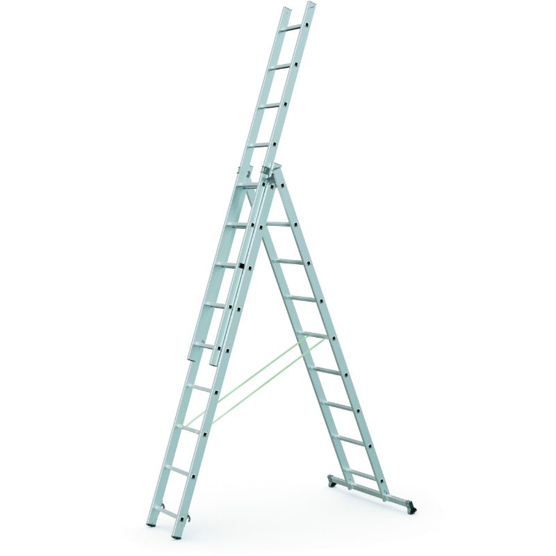 EGA Master ALUMINIUM 3 SECTION COMBINATION LADDER 3 X 12 RUNGS
