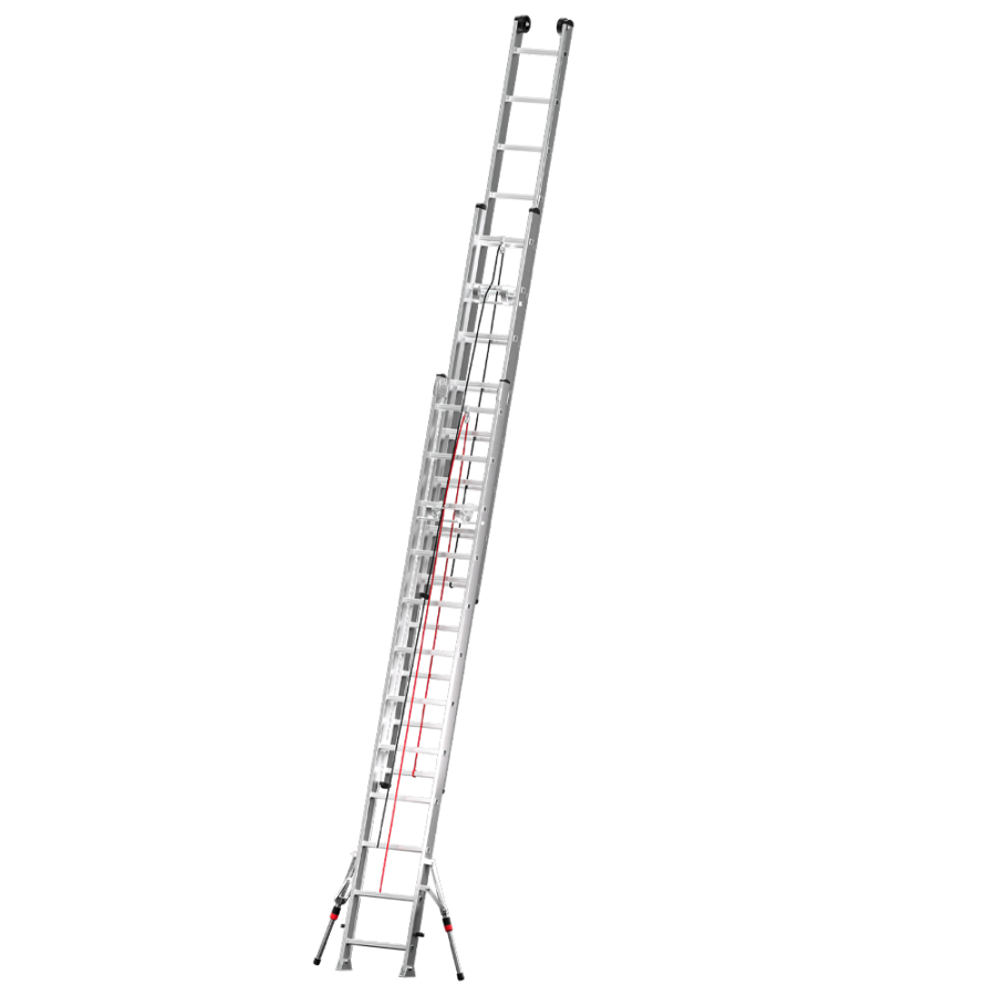 EGA Master ALUMINIUM ROPE-OPERATED EXTENSION LADDER 2 X 16 RUNGS